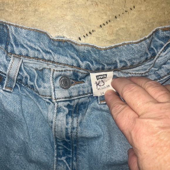 Denim Shorts with Butterfly and Emoji Patches - Picture 3 of 3